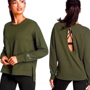 Victoria’s Secret Sport Athletic Sweatshirt, Olive Green. Size M